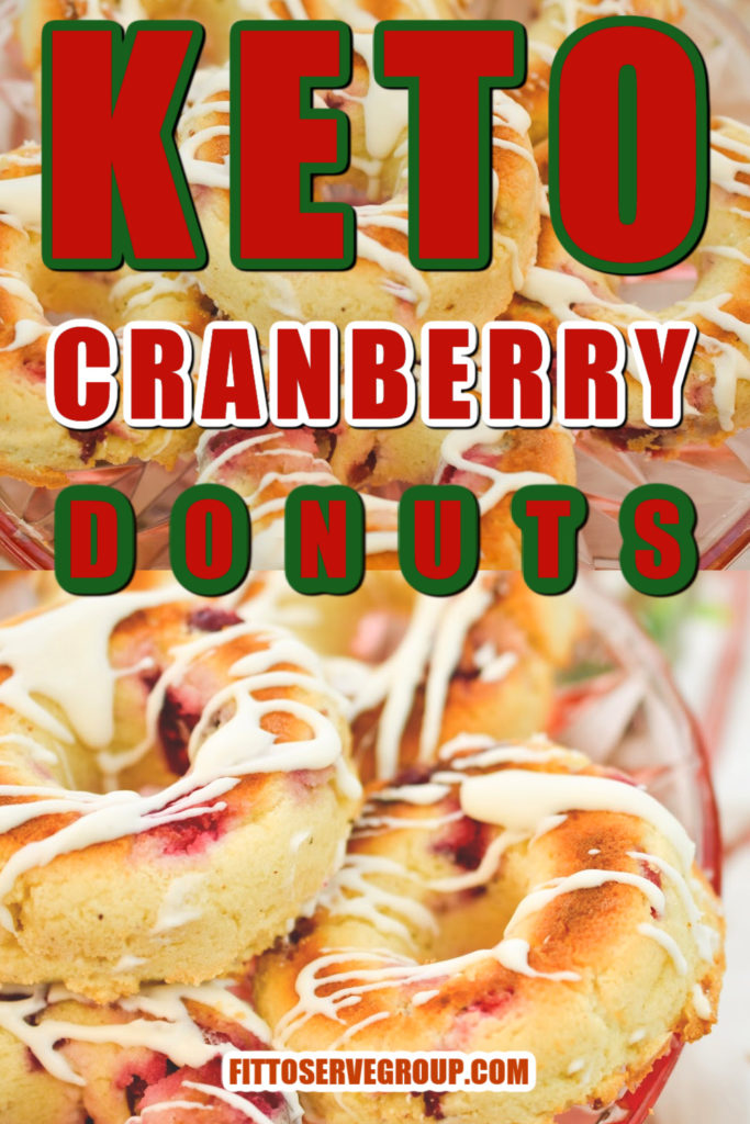 Keto Cranberry Donuts, Gluten-Free