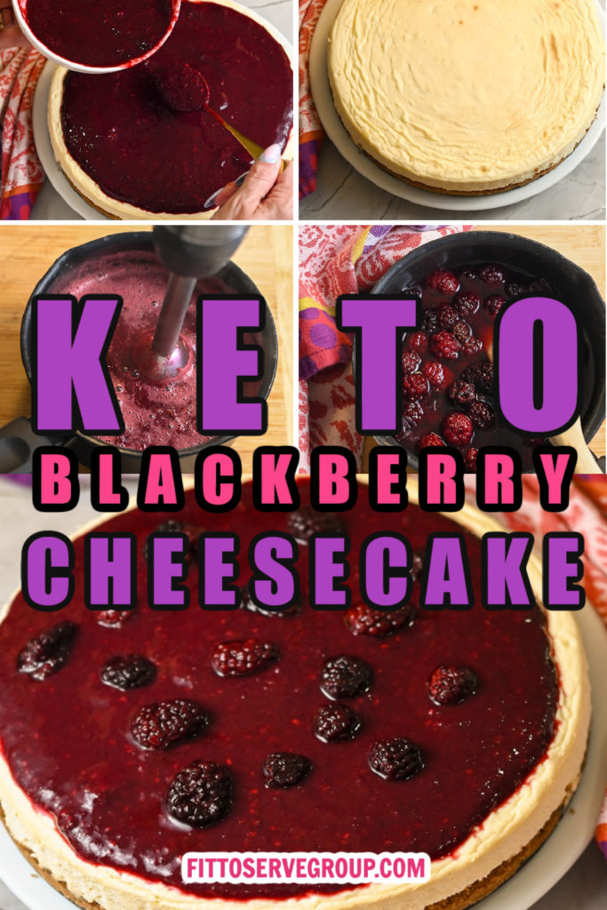 Best Keto Blackberry Cheesecake