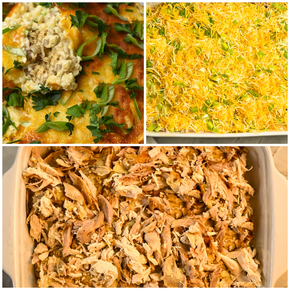 Keto Millionaire Chicken Casserole Process Pictures