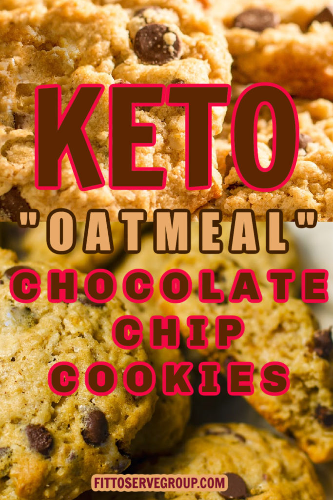 Keto Oatmeal Chocolate Chip Cookies