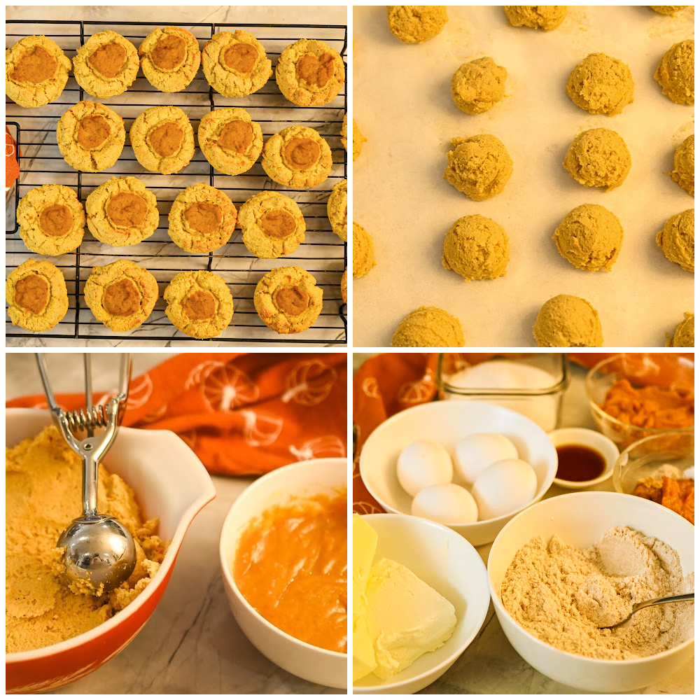 Keto Pumpkin Pie Cookies Process Pictures