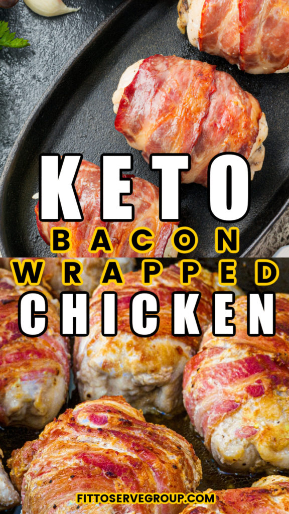 Easy keto bacon wrapped chicken