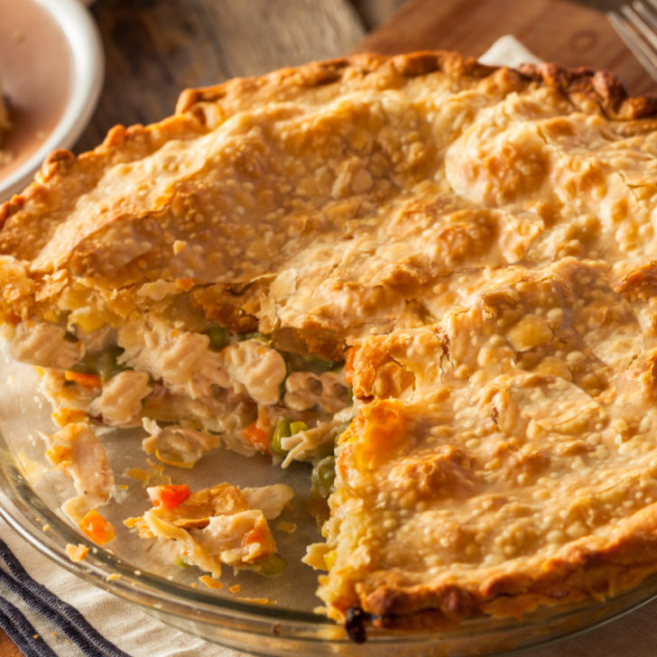 Keto Turkey Pot Pie (Gluten-Free)