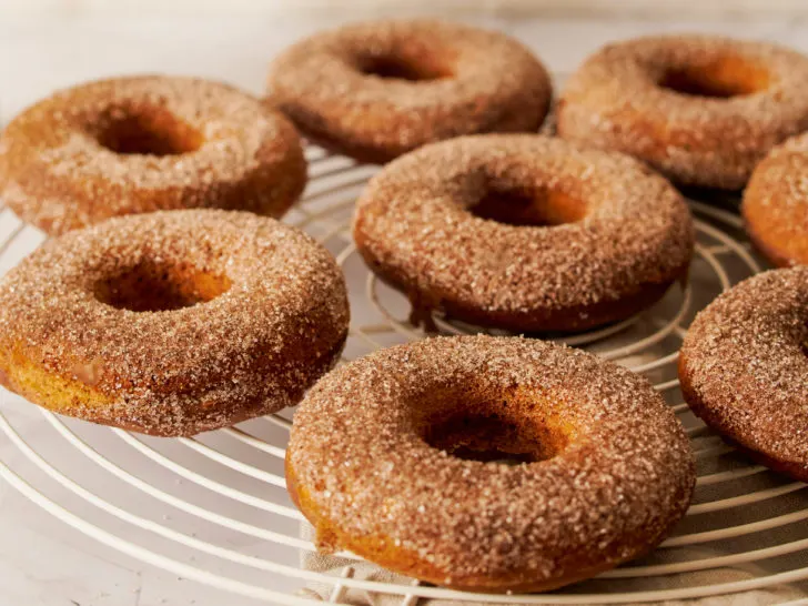 Keto pumpkin spice donuts featured image